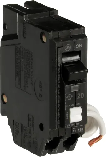 Miniatura 3 de ABB Q-Line THQL1120AFP2 20A Disyuntor combinado de falla de arco de un solo polo • Disyuntor AFCI de 20 amperios de un solo polo de 120 VCA •