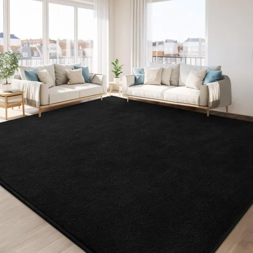 Miniatura 3 de TWINNIS - Alfombras grandes para sala de estar y dormitorio de 4 x 6 pies, alfombras de felpa de espuma de memoria súper suaves para interiores