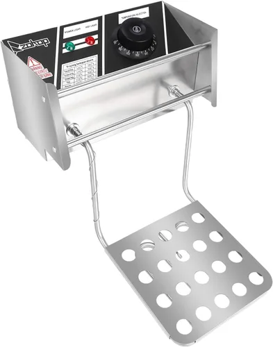 Miniatura 7 de Freidora eléctrica de doble cilindro de acero inoxidable de 110V 12.7QT/12L Enchufe de EE. UU