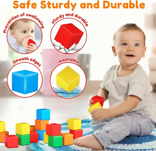 Miniatura 3 de Bloques Magnéticos para Juguetes de Niños Pequeños, Juguetes de Bloques de Construcción de 1.42 Pulgadas para Niños y Niñas de 3 4 5 6 7 8+ Años
