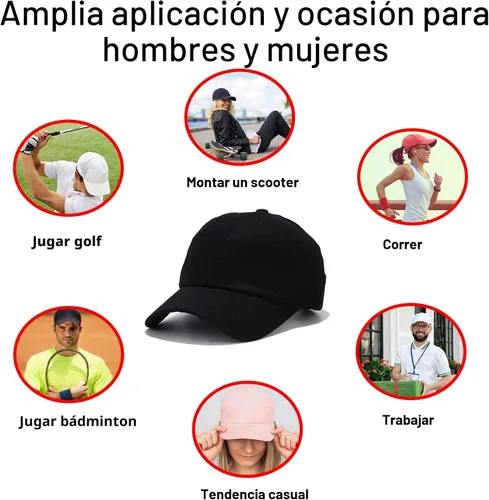 Miniatura 5 de NPQQUAN Original Classic Low Profile Baseball Cap Golf Dad Hat Adjustable Cotton Hats Men Women Unconstructed Plain Cap