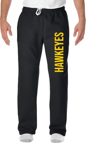 Miniatura 4 de NCAA Super Block, pantalones deportivos de color del equipo, universidad, universidad Iowa Hawkeyes Negro