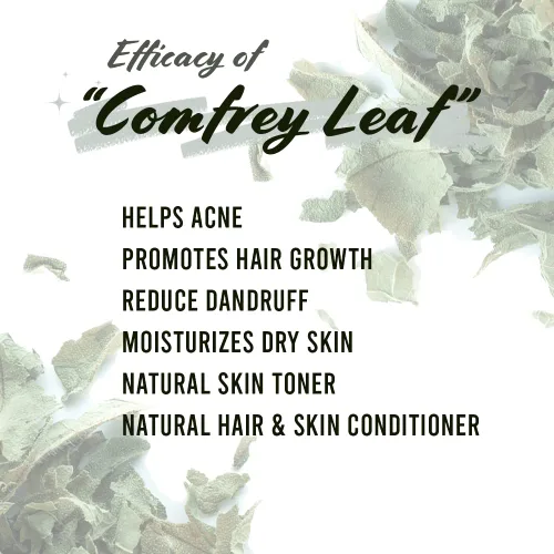 Miniatura 3 de Hoja de consuelda seca natural de Well's 0.6 oz Para aceite de hierbas para cabello y piel DIY