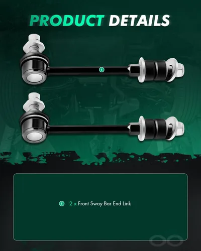 Miniatura 3 de SCITOO Kit de suspensión de 2 piezas 2 barras estabilizadoras delanteras de barra estabilizadora para Toyota 4Runner 2000-2002 para Toyota Tundra