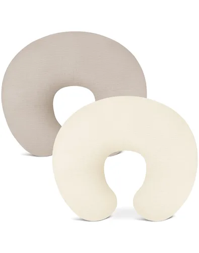 Miniatura 8 de Fundas de almohada de lactancia, funda de muselina para almohadas de lactancia, cómodas para bebés niñas y niños (rosa polvoriento)