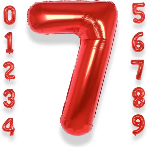 Miniatura 17 de AULE Globos de helio con letra roja S, de 40 pulgadas, grandes, gigantes, de lámina de mylar, rojos, para decoraciones de cumpleaños, aniversarios