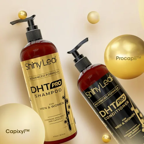 Miniatura 8 de DHT Pro Shampoo Fórmula avanzada con Procapil y Capixyl, bloqueadores de DHT y extractos naturales, champú antiadelgazamiento para hombres