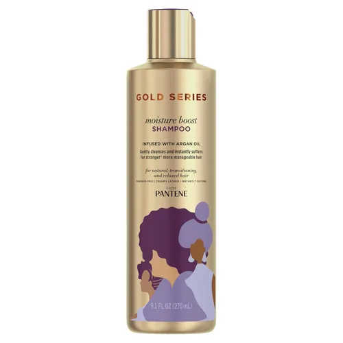 Pantene Gold Series Champú Moisture Boost 9.1 onzas (paquete de 2)