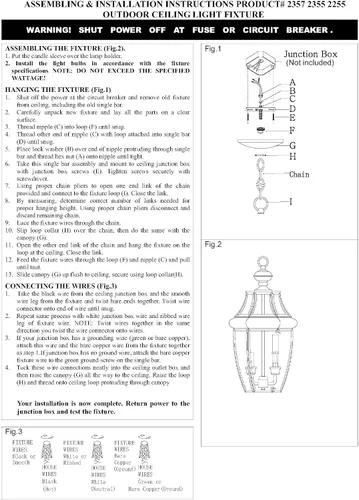 Miniatura 6 de Livex Lighting 2355-07 Monterey - Linterna colgante de latón macizo con acabado de bronce para exteriores con cristal biselado transparente