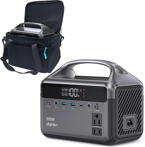 Miniatura 8 de Estación de energía portátil LiFePO4 de 28,000 mAh, batería de 100 W (pico de 200 W) banco de energía solar, cargador portátil pequeño generador