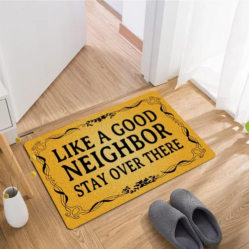 Miniatura 5 de FunXiLin Divertido tapete de bienvenida (23.6 x 15.7 pulgadas) tapete antideslizante para decoración del hogar para puerta, cocina, entrada
