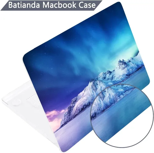 Miniatura 5 de Batianda Funda para MacBook Air de 15 pulgadas 2024 M3 2023 M2 modelo A3114/A2941, carcasa rígida de plástico de diseño único, cubierta de teclado