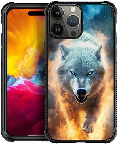 Miniatura 84 de DAIZAG Compatible con iPhone 13 Pro Max, Funda de TPU Protectora Anti-Arañazos Todo En Uno, Fundas para Hombre Mujer - Motivo de Madera Americana