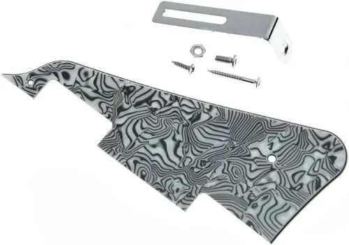 Miniatura 34 de Dopro Golpeador de guitarra LP de 1 capa con soporte cromado para Epiphone Les Paul