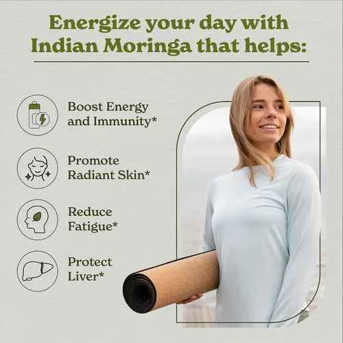 Miniatura 3 de Better Alt Polvo de moringa orgánico, certificado por USDA, polvo de hoja de moringa, perfecto para batidos, té, bebidas y recetas, superalimento