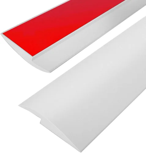 Miniatura 8 de Tira de transición autoadhesiva para umbral de alfombra a madera, cubierta protectora de borde de suelo ligera, para transiciones con diferencias