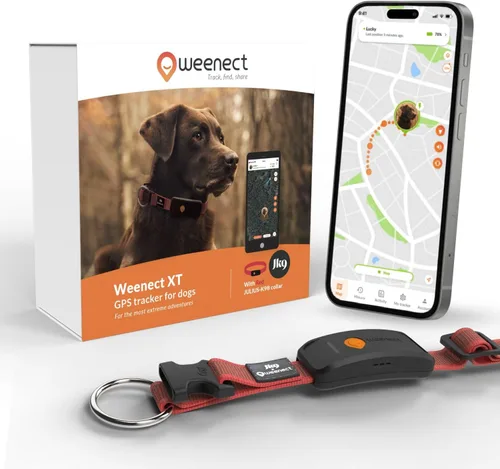 Miniatura 10 de Weenect Dog XT - Nuevo collar GPS para perros Antena XL Impermeable Collar Julius-K9 integrado ultra duradero Requiere suscripción