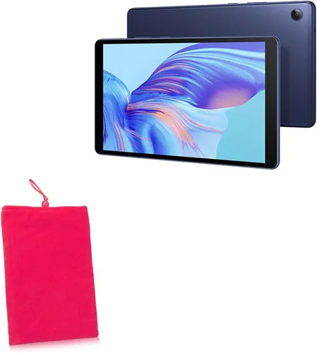 BoxWave Funda compatible con Honor Tablet X7, bolsa de terciopelo, funda de tela de terciopelo suave con cordón, color rosa cosmo