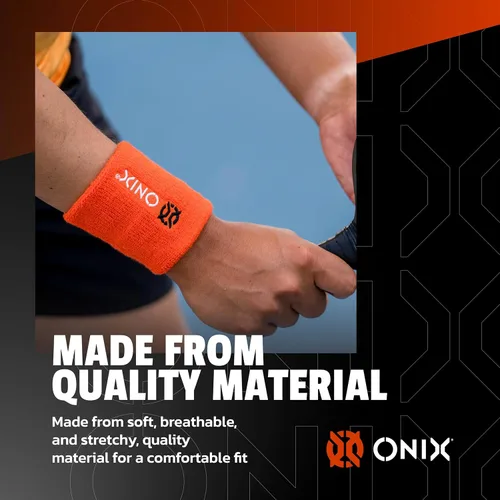 Miniatura 4 de ONIX Pulsera de absorción de sudor de pickleball Azul