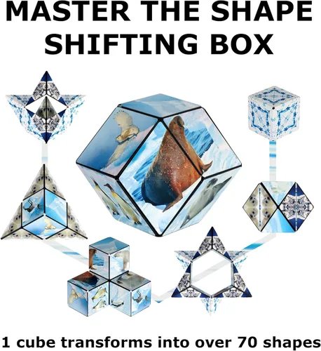Miniatura 3 de Shashibo Juguete sensorial antiestrés para adultos y niños, juguete para aliviar el estrés para adultos, adolescentes y niños, juguetes geniales