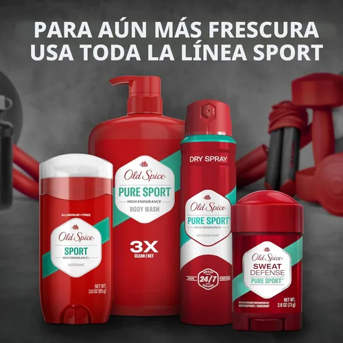 Miniatura 9 de Old Spice Desodorante sin aluminio para hombres, alta resistencia, protección del sudor 24/7 y protección contra olores, frescura 24/7 y aroma