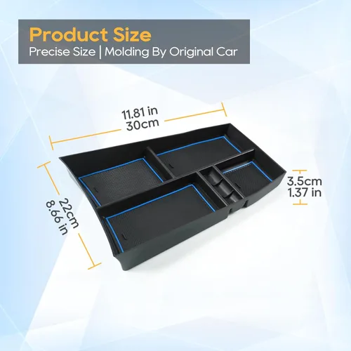 Miniatura 7 de LFOTPP Organizador de consola central INFERIOR para Nissan Rogue 2021 2022 2023 2024 2025 2026 Nissan Rogue [S/SL/SV/Platinum] T33 Caja