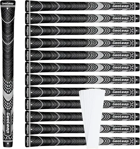 Miniatura 25 de Geoleap Golf Grips Set of 13- Grips with Tapes and Grips with All Repair Kits for Choice,Hybrid Golf Club Grips All Weather Contral, High Feedback &