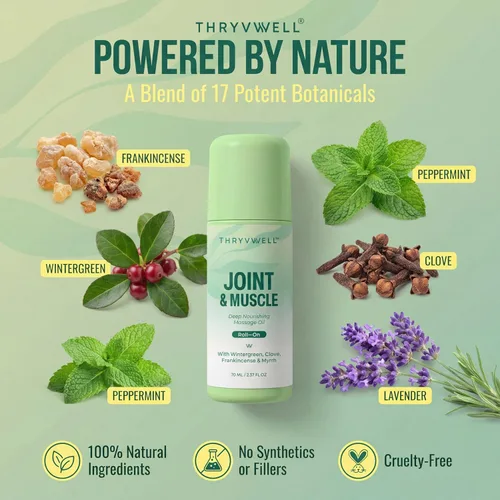 Miniatura 4 de Aceite Nutritivo Profundo para Articulaciones y Músculos en Roll-On – No Graso, 100% Natural con Aceites Esenciales: Gaulteria, Menta, Incienso