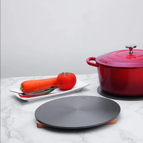 Miniatura 7 de Difusor de calor para estufa de gas, accesorios de utensilios de cocina, difusor de estufa para protección de ollas, bandeja redonda