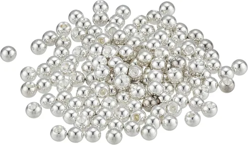Miniatura 10 de Beadalon Tapas de alambre de memoria, 0.197 in / .197 in, redondas, color dorado, 10
