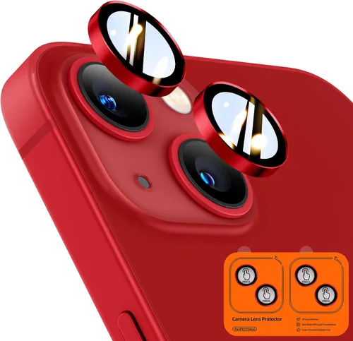 Miniatura 9 de TOCOL Camera Lens Protector for iPhone 13 / iPhone 13 Mini Tempered Glass HD Individual Scratch Resistant Camera Cover Accessories Case Friendly 2