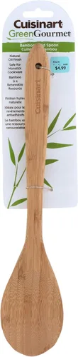 Miniatura 5 de Cuisinart CTG-BAM-2SP Green Gourmet - Cucharas sólidas y ranuradas de bambú, paquete de 2, 15.5" x 4.5" x 0.75
