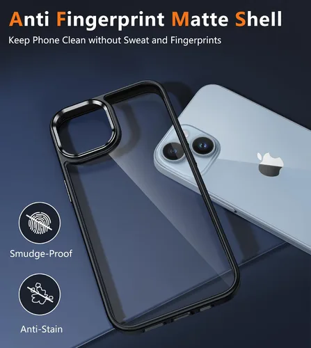 Miniatura 1107 de FNTCASE Funda para iPhone 13 Pro-Max: Fundas magnéticas transparentes compatibles con Magsafe Slim anti amarillamiento protección contra caídas