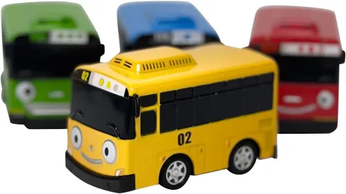 Miniatura 4 de Tayo Gani Lani Rogi - El Little Bus Tayo Set Especial de Vehículos de Metal 4 piezas