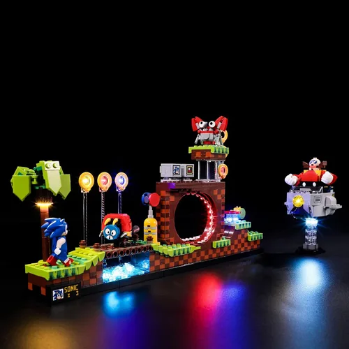 Miniatura 4 de BRIKSMAX Luz para Lego-21331 Sonic Hedgehog Green Hill Zone - Kit de iluminación LED compatible con Lego Ideas - No incluye el set de Lego