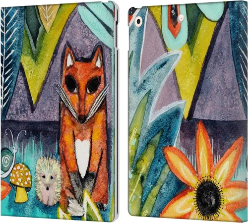 Miniatura 36 de Head Case Designs Wyanne - Funda de piel con licencia oficial de Wyanne Blue Watercolour Bear Animals 2, compatible con Apple iPad 10.2