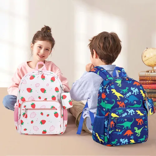 Miniatura 17 de Mygreen - Mochila escolar con bonitos diseños para niños y niñas, 11.5 x 15.7 x 5.1 pulgadas