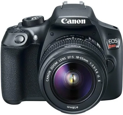 Miniatura 3 de Canon EOS Rebel T6 - Kit de cámara digital SLR con lente EF-S 0.709-2.165 in f/3.5-5.6 is II, WiFi y NFC integrados, color negro