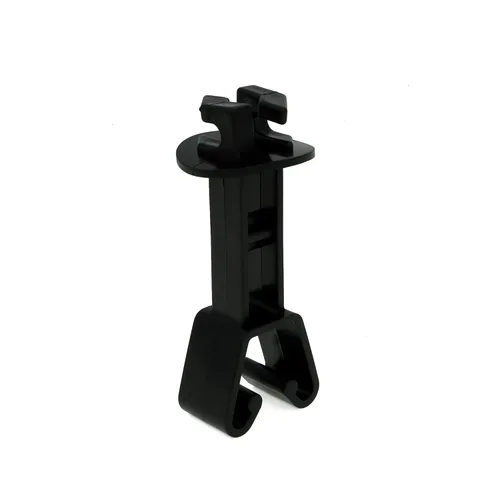 Miniatura 2 de 24 aisladores eléctricos extendidos de poste en U para valla eléctrica, alambre de polietileno o cuerda de polietileno, color negro