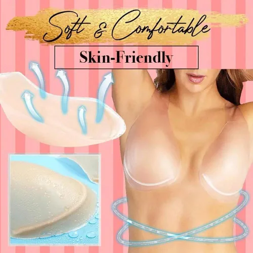 Miniatura 5 de Invisalift - Brasier con levantamiento ocultivo sujetador Invisalift para pechos grandes sujetador adhesivo de silicona con correas DD con broches