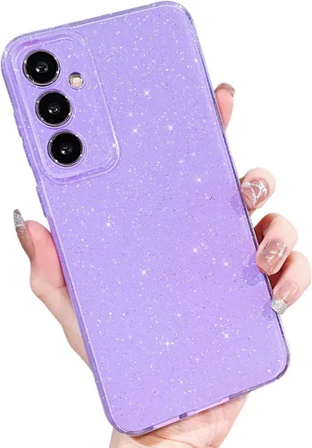 Miniatura 43 de MINSCOSE Funda compatible con Samsung Galaxy A14 5G, bonita funda delgada con purpurina fina, a prueba de golpes, de TPU para mujeres y niñas