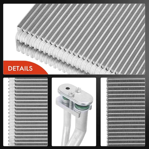 Miniatura 4 de A-Premium Núcleo del evaporador del A/C delantero compatible con Chrysler 300 2005-2010 y Dodge Challenger 2008-2010, Charger 2006-2010, Magnum
