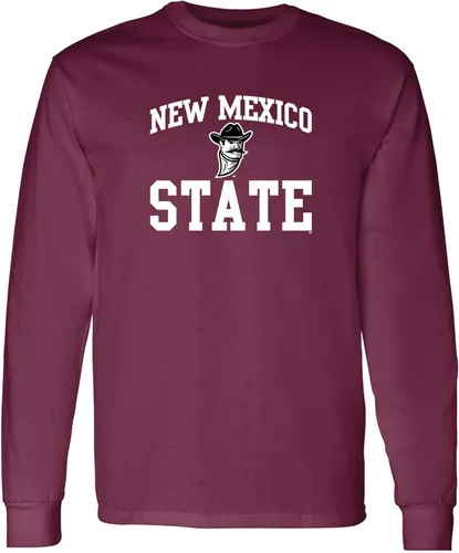 Miniatura 195 de NCAA oficial de College – University Team Color Arco Logo Manga Larga