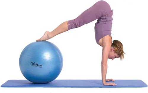 Miniatura 2 de Fitness-Mad - Pelota suiza resistente a la explosión de 661.4 lbs, 17.7 in/21.7 in, 25.6 in/29.5 in, azul
