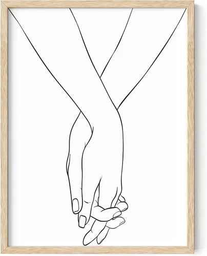 Miniatura 43 de HAUS AND HUES Impresión artística minimalista de mujer, póster de figura femenina, arte abstracto de pared neutro, arte de pared de dibujo lineal