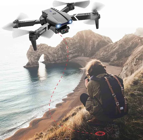 Miniatura 8 de Drones sin escobillas con cámara para adultos 4K, Fotografía aérea de alta definición Evitación de obstáculos Cuatro aviones Posicionamiento