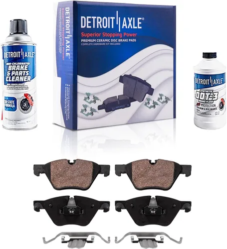 Miniatura 134 de Detroit Axle - Pastillas de Freno para Nissan Altima Sentra 350Z Juke INFINITI G35, Pastillas de Freno Cerámica Delanteras y Traseras Reemplazo