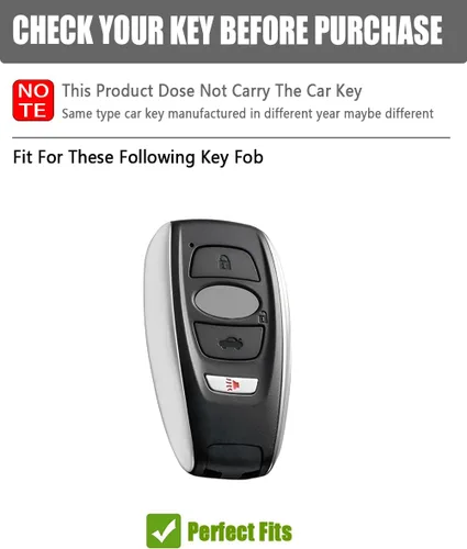 Miniatura 2 de para Subaru Funda para Llavero de Cuero Estuche para Llaves de Coche Llavero Soporte para Llavero Compatible para Forester Impreza Outback Legacy