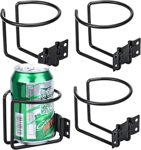 4 piezas Portavasos para Barco, Soportes Universales de Bebidas de Acero Inoxidable, Adecuados para Barco, Camión, Casa Rodante, Tractor, Columpio