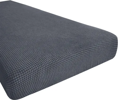 Miniatura 59 de Hokway Fundas de cojín elásticas para sofá Fundas de cojín para sofá Fundas de cojín de asiento de sofá Funda protectora de cojín(Chocolate, Mediano)